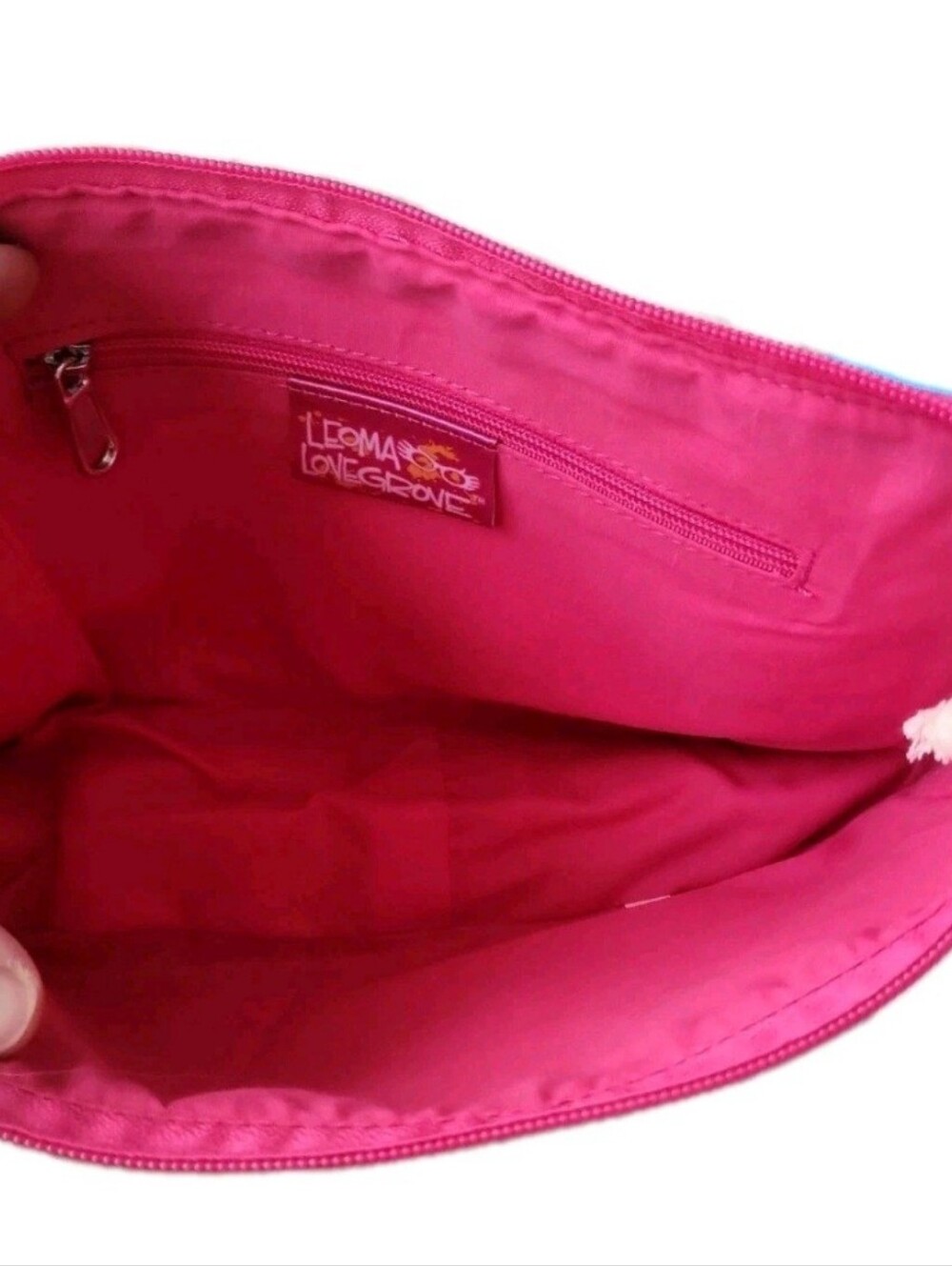 NWT Leoma Lovegrove Art Beach Canvas Purse / Crossbody Bag Resort Vacation - Picture 2 of 13